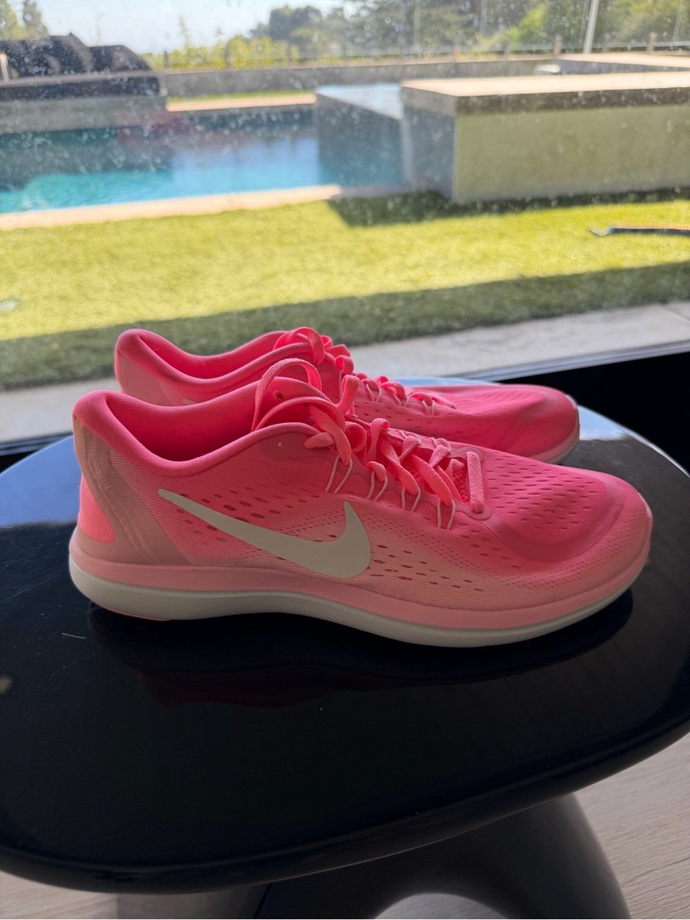 Nike Women's Bright Pink Breathable Running Sneakers